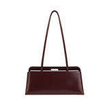 Burgundy Clutch Shoulder Handbag 1