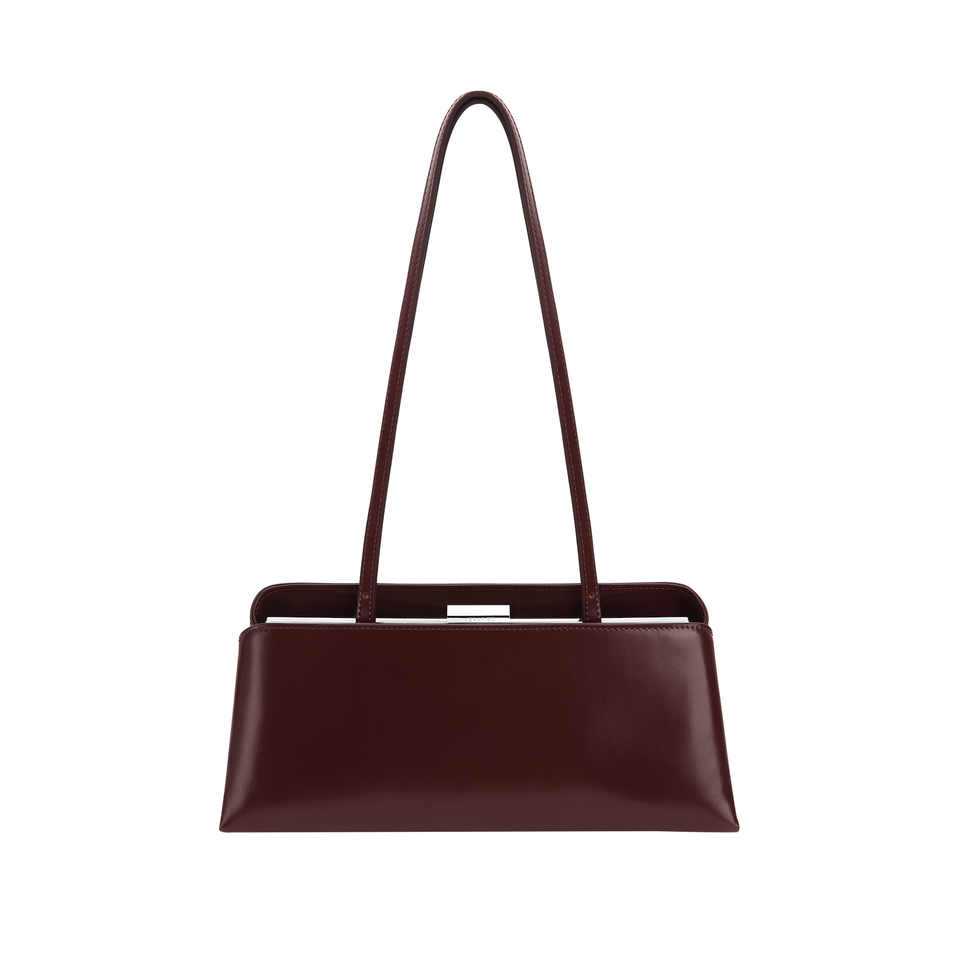 Burgundy Clutch Shoulder Handbag 1