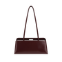 Burgundy Clutch Shoulder Handbag 1