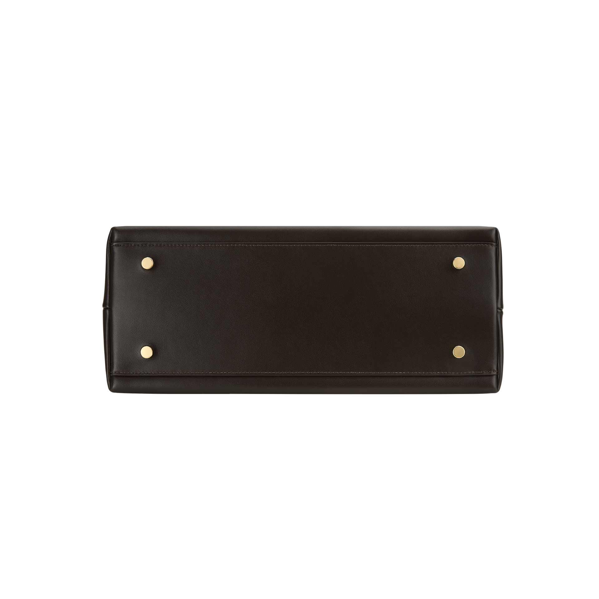 Chocolate Medium Club Shoulder Handbag bottom