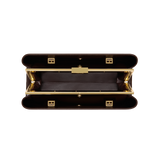 Chocolate Éclair Clutch Shoulder Handbag on a white background