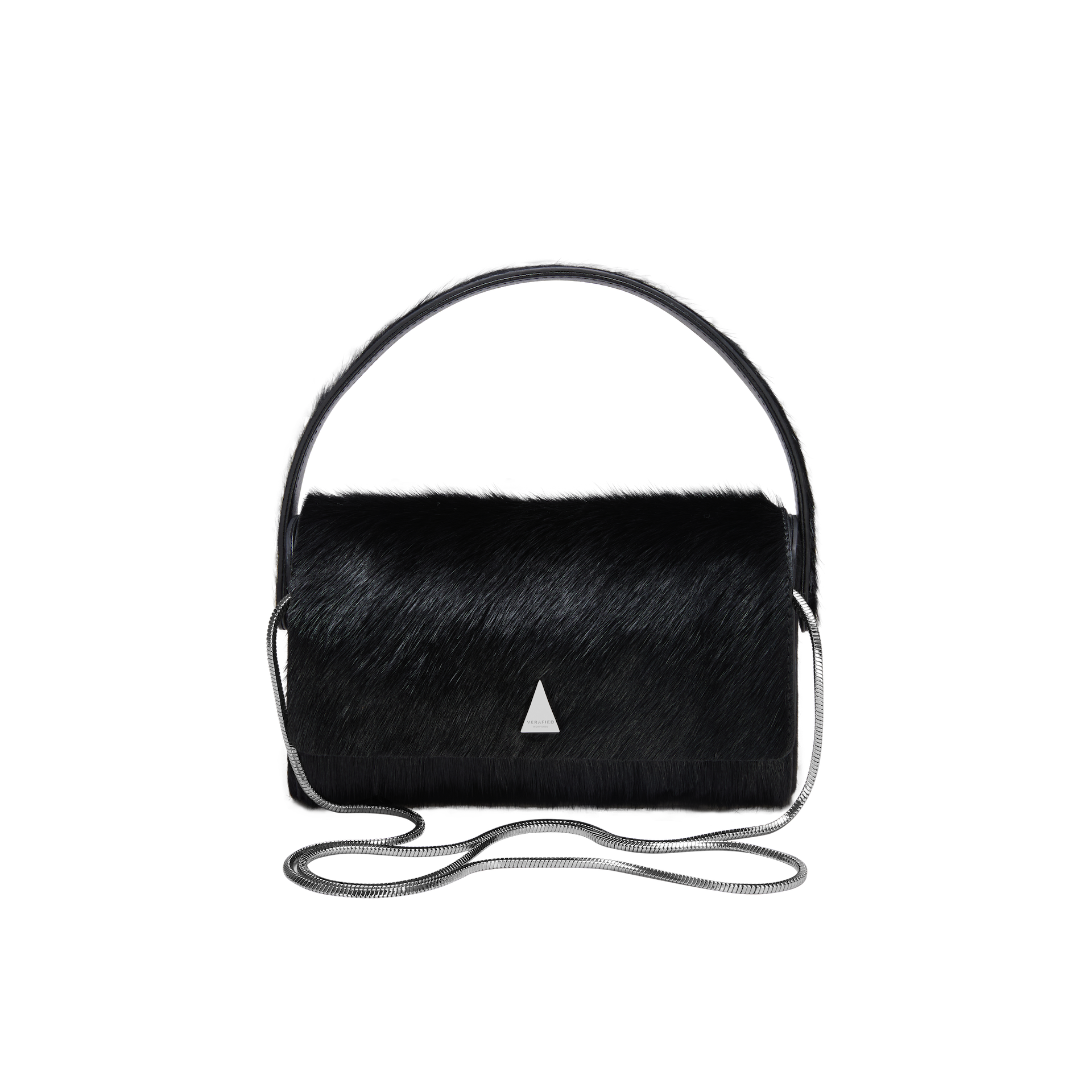 Black Calf Hair La Pochette (Final Sale)