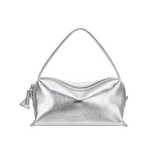 Silver Metallic Café Mini Bag