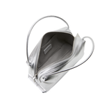 Silver Metallic Café Mini Bag