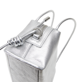 Silver Metallic Café Mini Bag