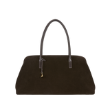 Espresso Suede Club Bag