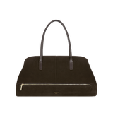 Espresso Suede Club Bag