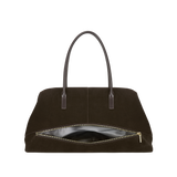 Espresso Suede Club Bag