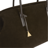 Espresso Suede Club Bag