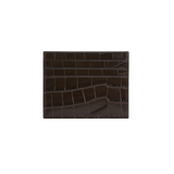 Mocha Croc Embossed Cardholder