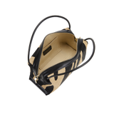 Zebra Calf Hair Café Mini Bag