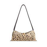 Cheetah Calf Hair Café Midi Bag
