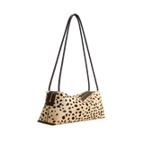 Cheetah Calf Hair Café Midi Bag