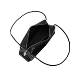 Black Croc Café Midi Bag