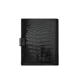 Black Croc A5 Planner