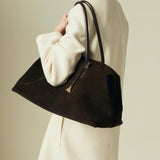 Espresso Suede Club Bag