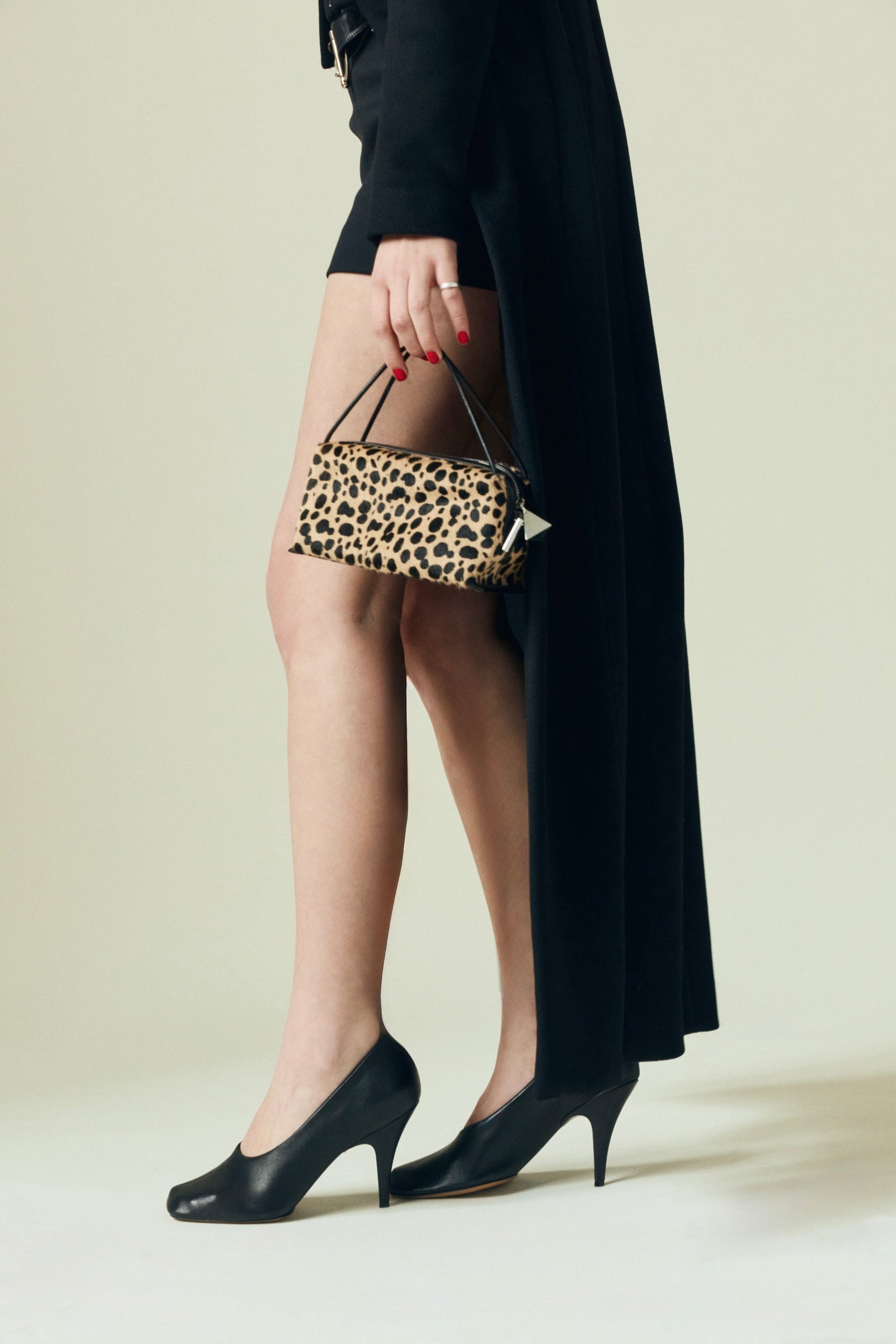 Cheetah Calf Hair Café Mini