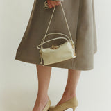 Butter Ostrich Café Mini Bag