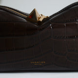 Mocha Croc Café Mini Bag