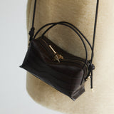 Mocha Croc Café Mini Bag
