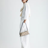 Cheetah Calf Hair Café Midi Bag