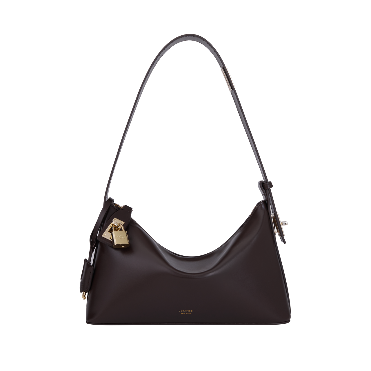 Gold Chocolate Hobo Bag