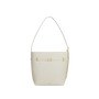 Small Ivory Belted Tote Shoulder Bag 1