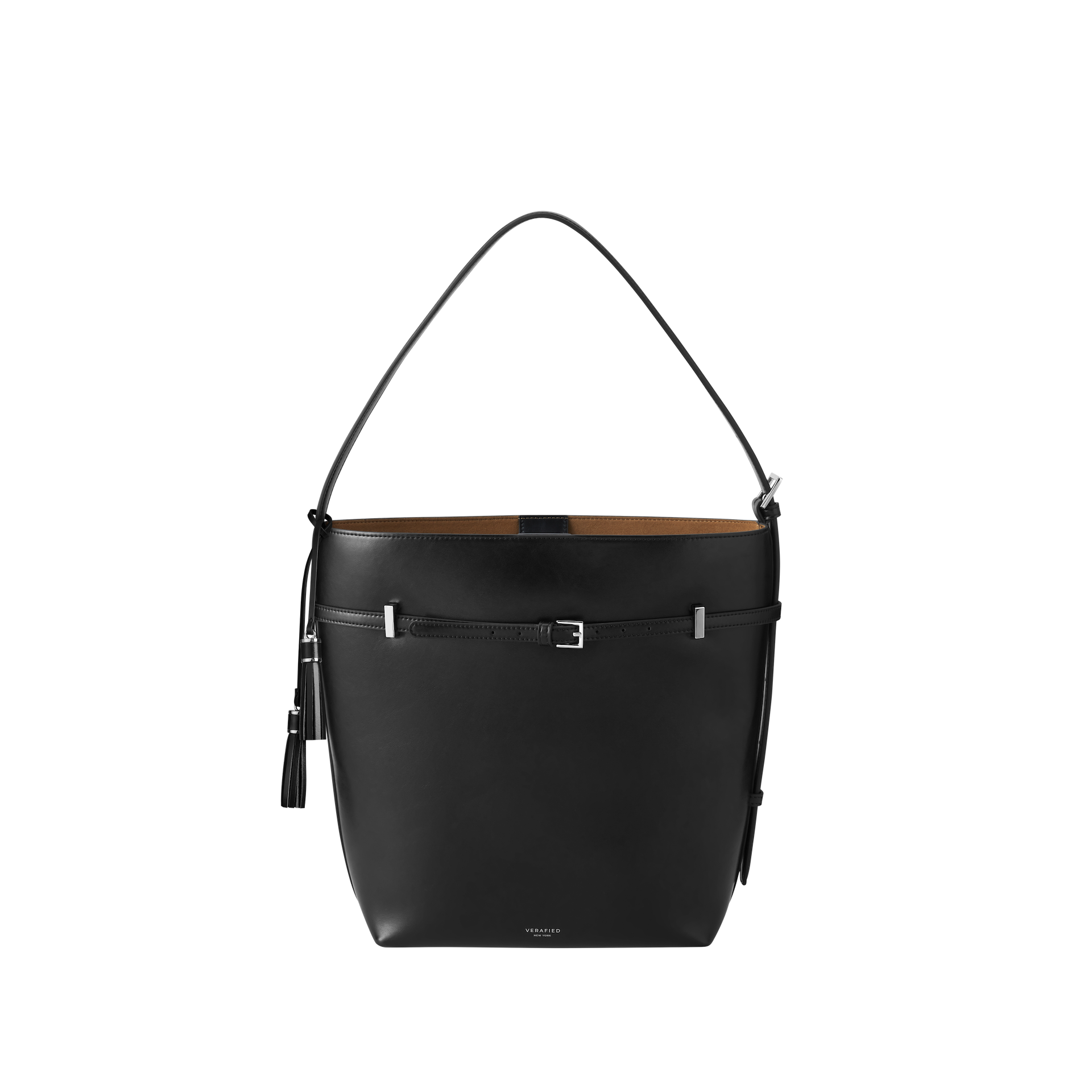 Silver Noir Tassel Charm