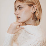 Gold Tapered Drop Earrings