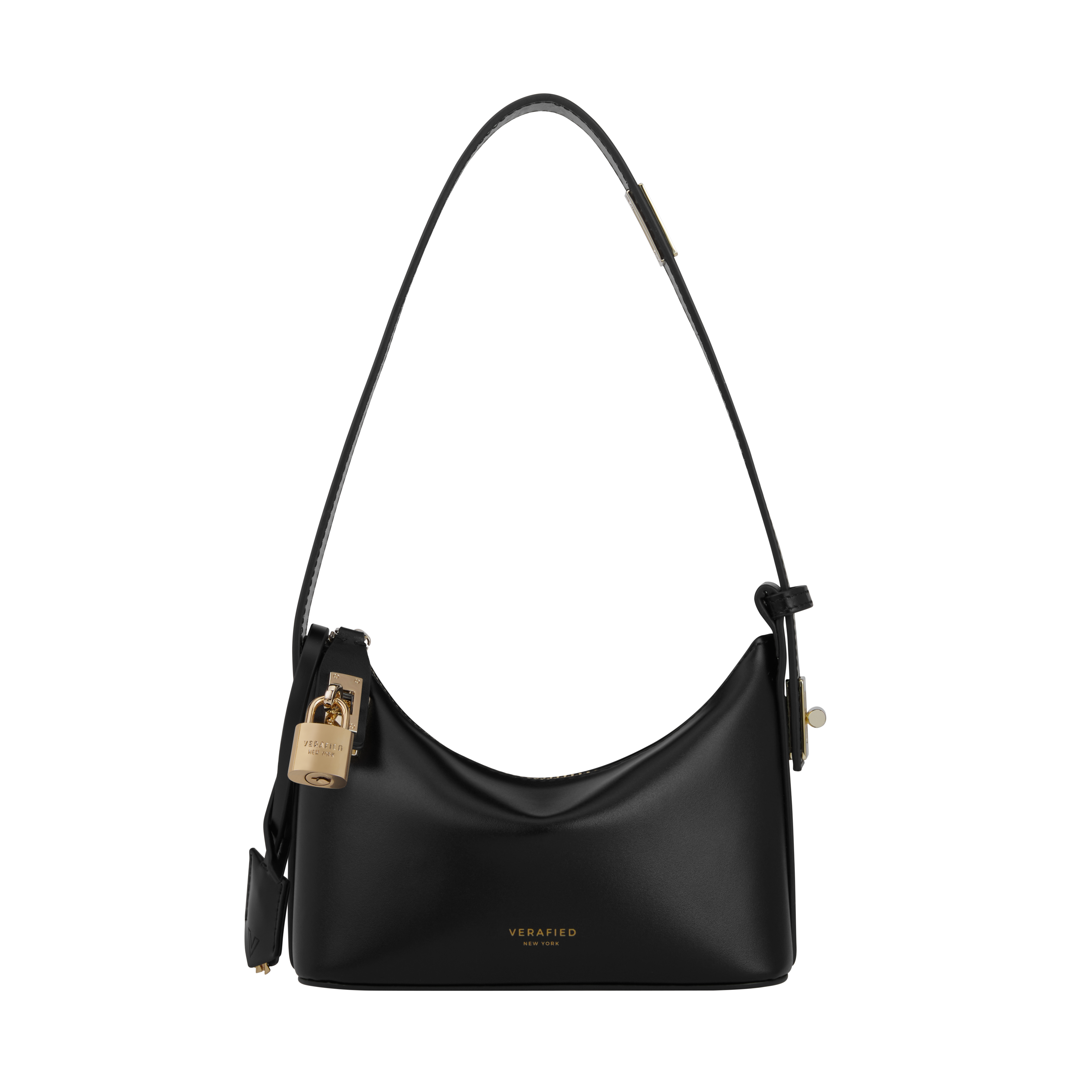 Mini Gold Black Hobo Shoulder Bag