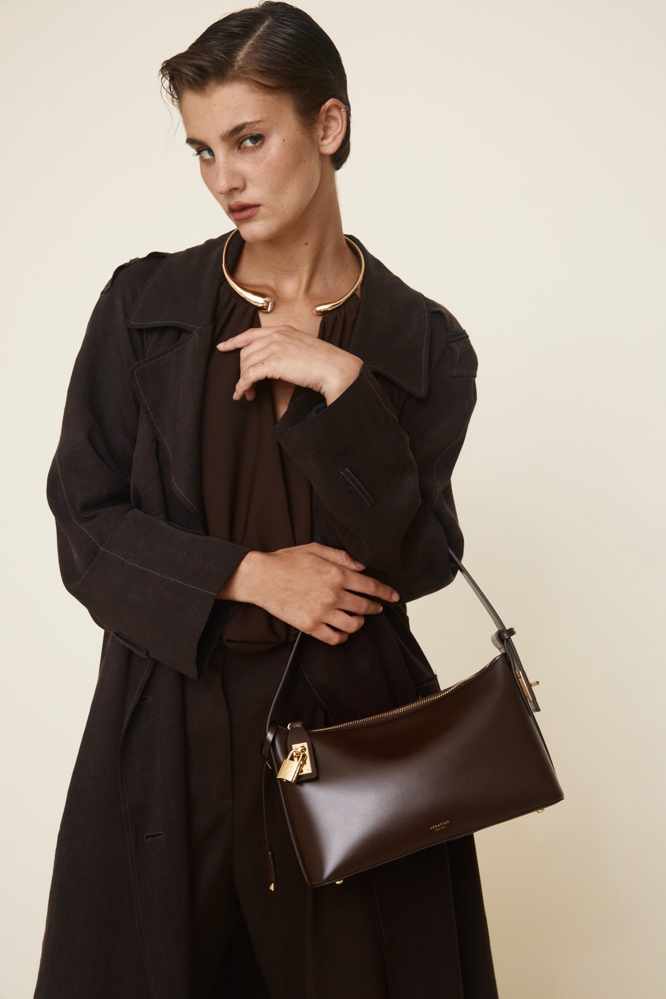 Gold Chocolate Hobo Bag(Pre-Order Only)