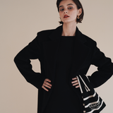 VERAFIED Stripe Tote Bag with a model