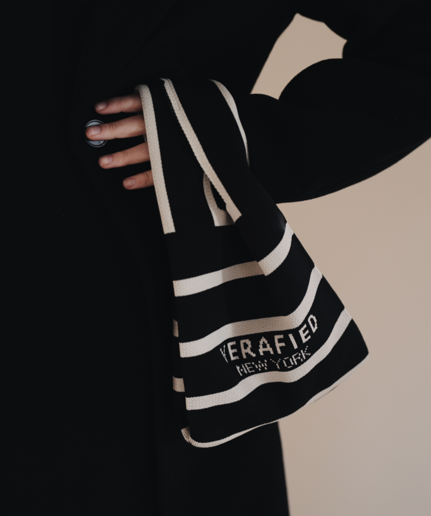 VERAFIED Stripe Tote Bag 1