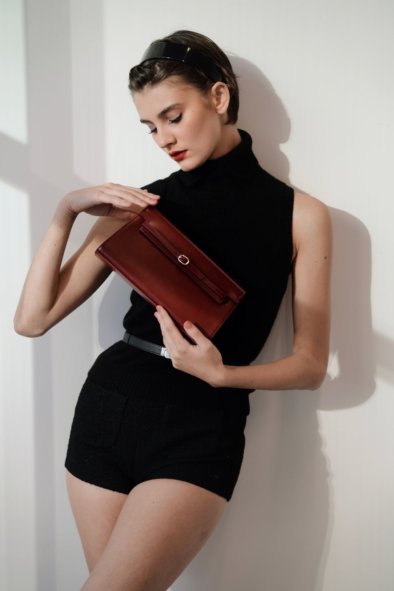 Dark Cherry Shoulder Bag