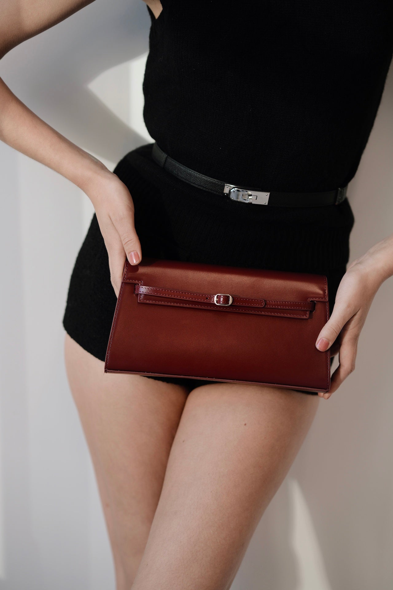 Dark Cherry Shoulder Bag