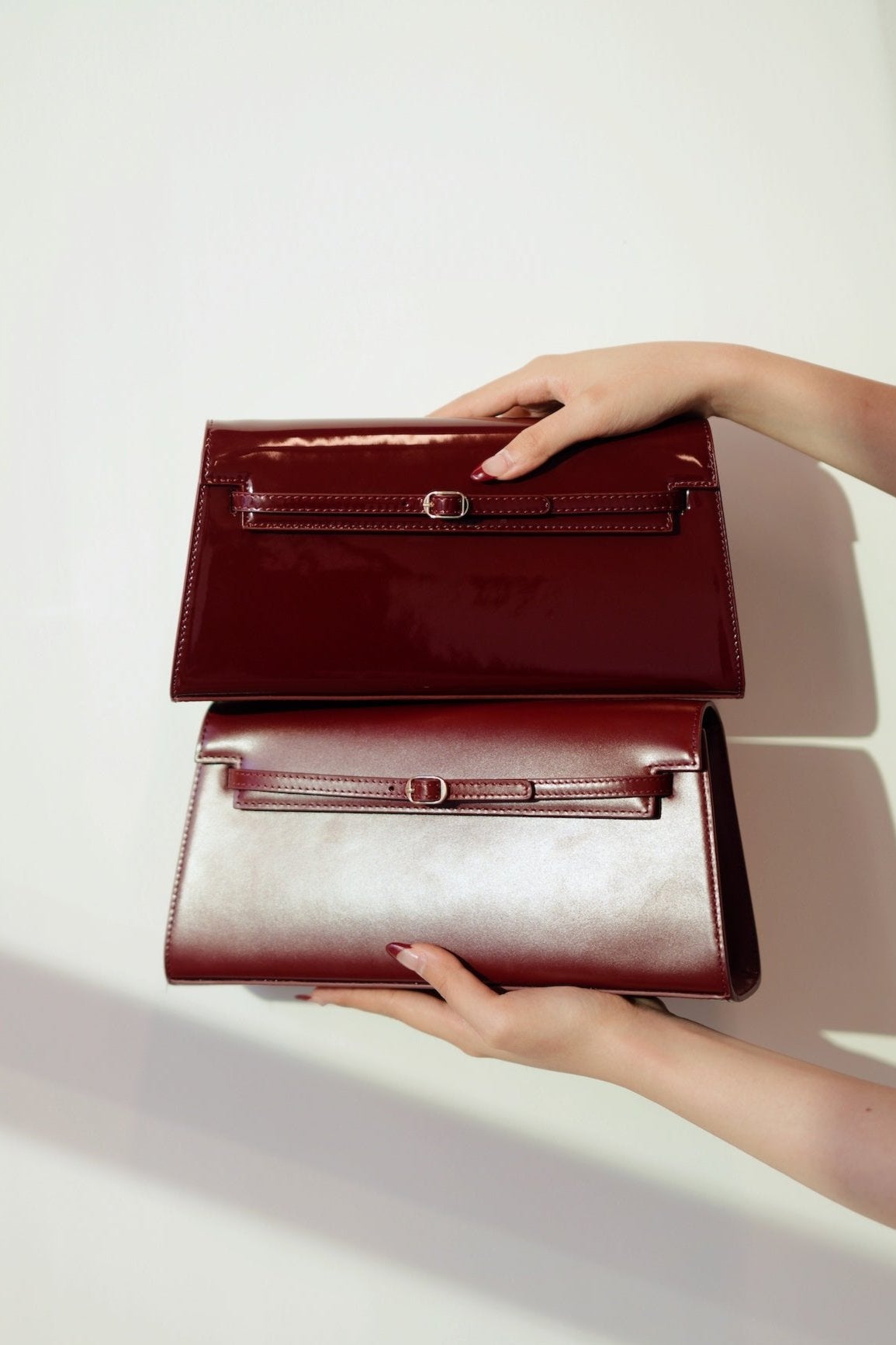 Patent Dark Cherry Shoulder Bag (Limited Edition)