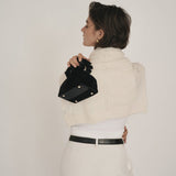 Mini Black Velvet Cloud Bag