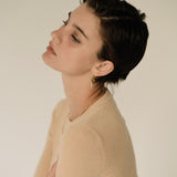 Gold Linear Drop Earrings