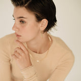 Gold Linear Drop Earrings