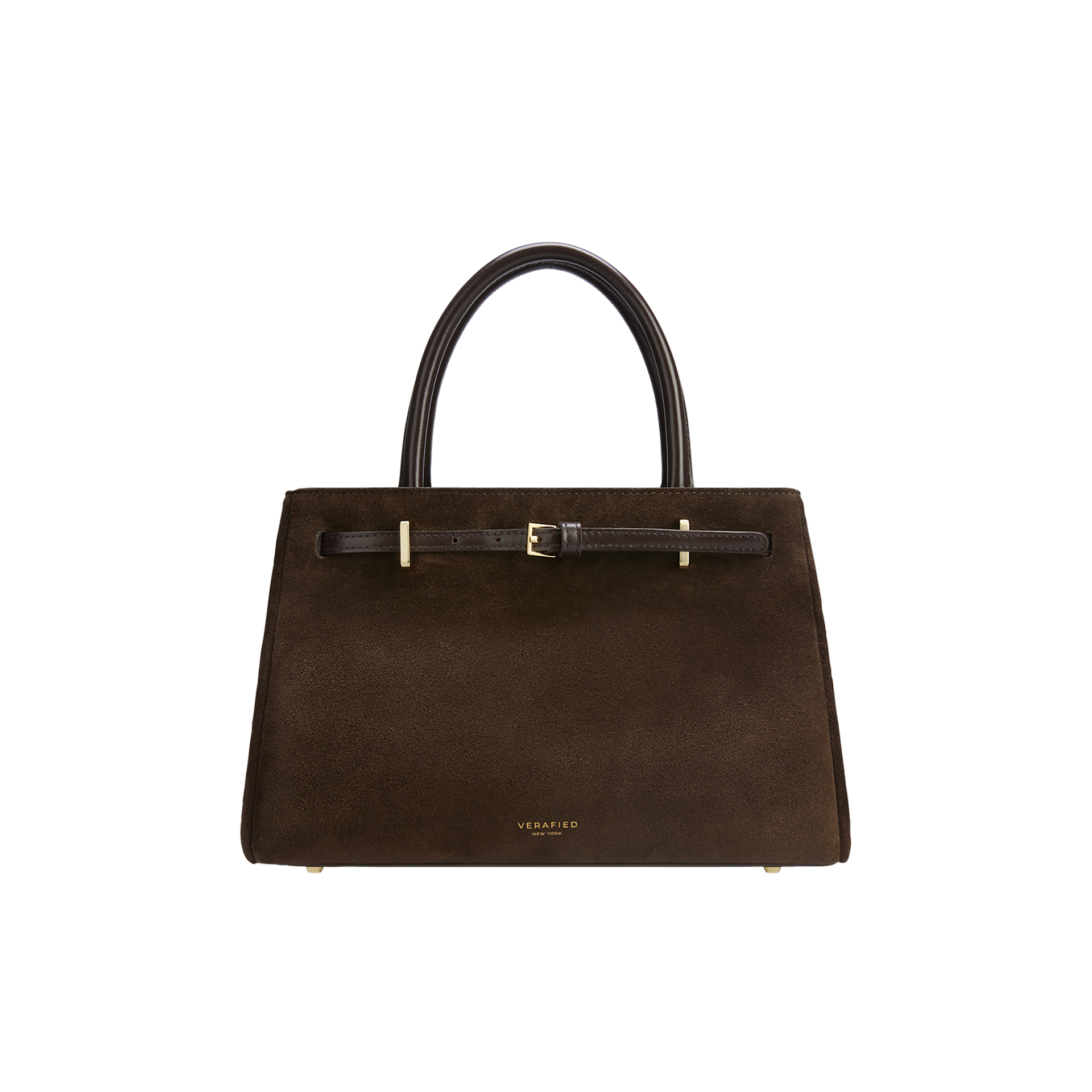 Espresso Suede Book Tote Bag 25 for Work