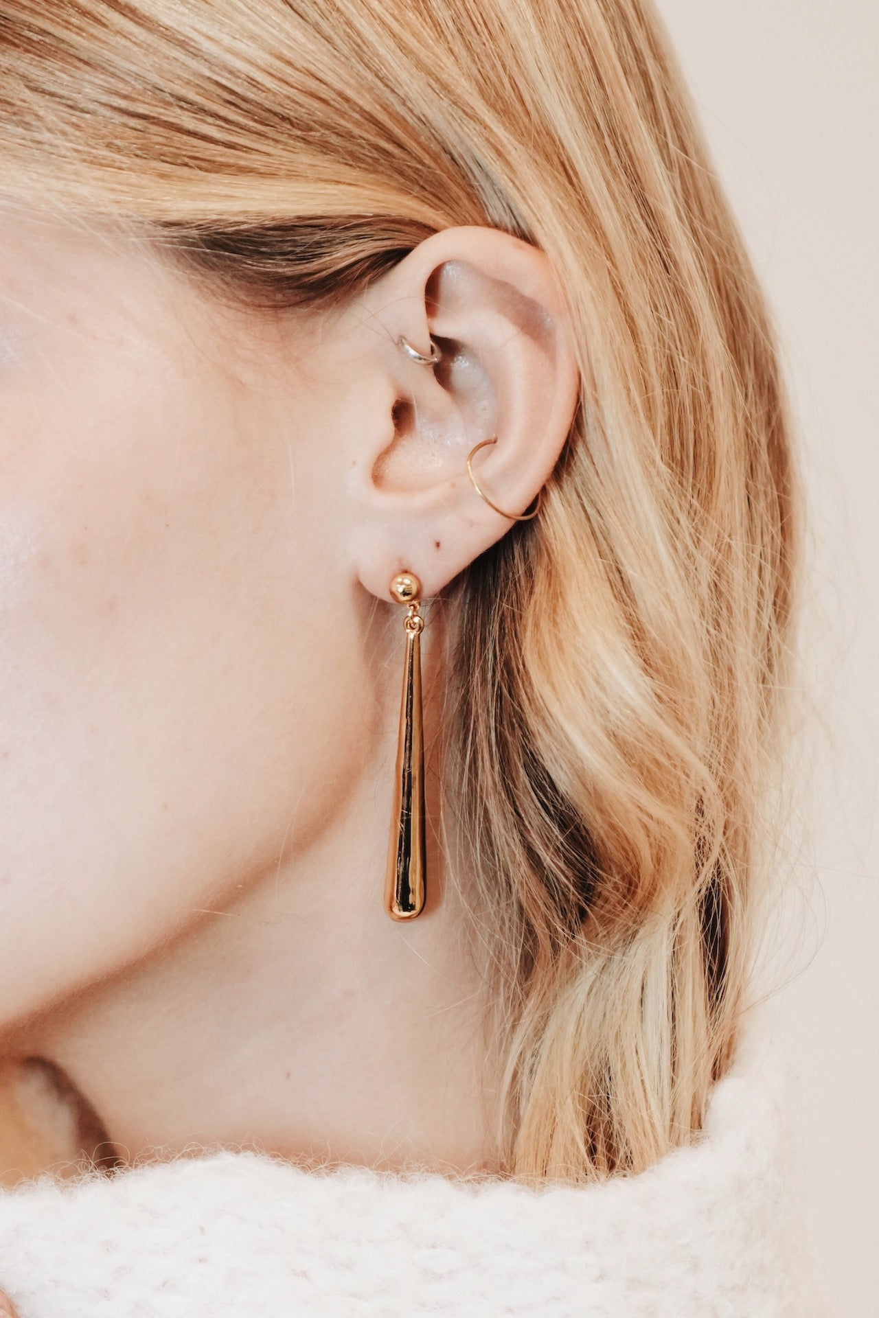 Tapered Drop Earrings