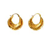Textured Hoop Earrings