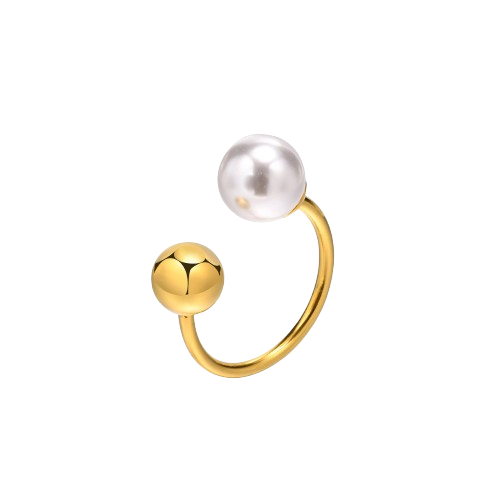 Pearl Open Ring