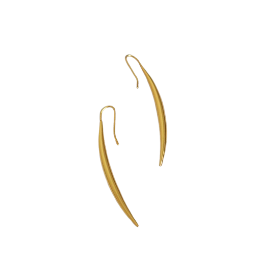 Gold Linear Drop Earrings