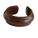 Brown Leather Cuff Bracelet