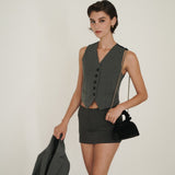 Mini Black Velvet Cloud Bag