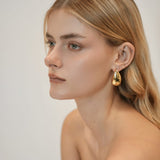Gold Teardrop Earrings