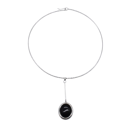 Onyx Orb Drop Choker