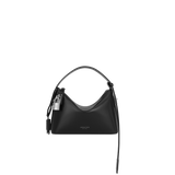 Mini Silver Black Hobo Shoulder Handbag
