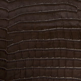 Mocha Croc Éclair Bag